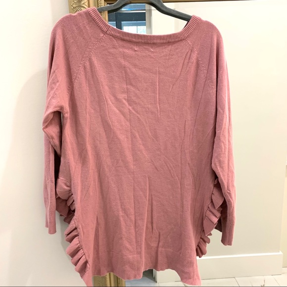 Umgee Pink Ruffle Sweater - Picture 5 of 5